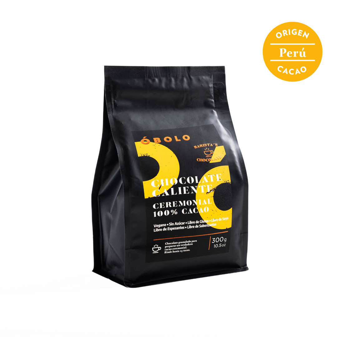 Chocolate Caliente - CEREMONIAL 100% CACAO (Intenso/Puro)