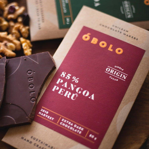 BARRA DE CHOCOLATE 85% CACAO PANGOA PERÚ - OBOLO CHOCOLATE