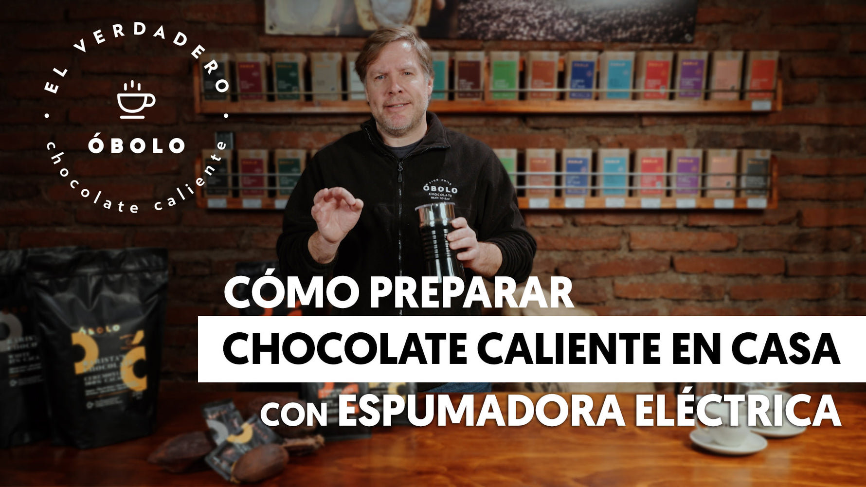 Preparar Chocolate Caliente - ESPUMADORA ELECTRICA DE LECHE