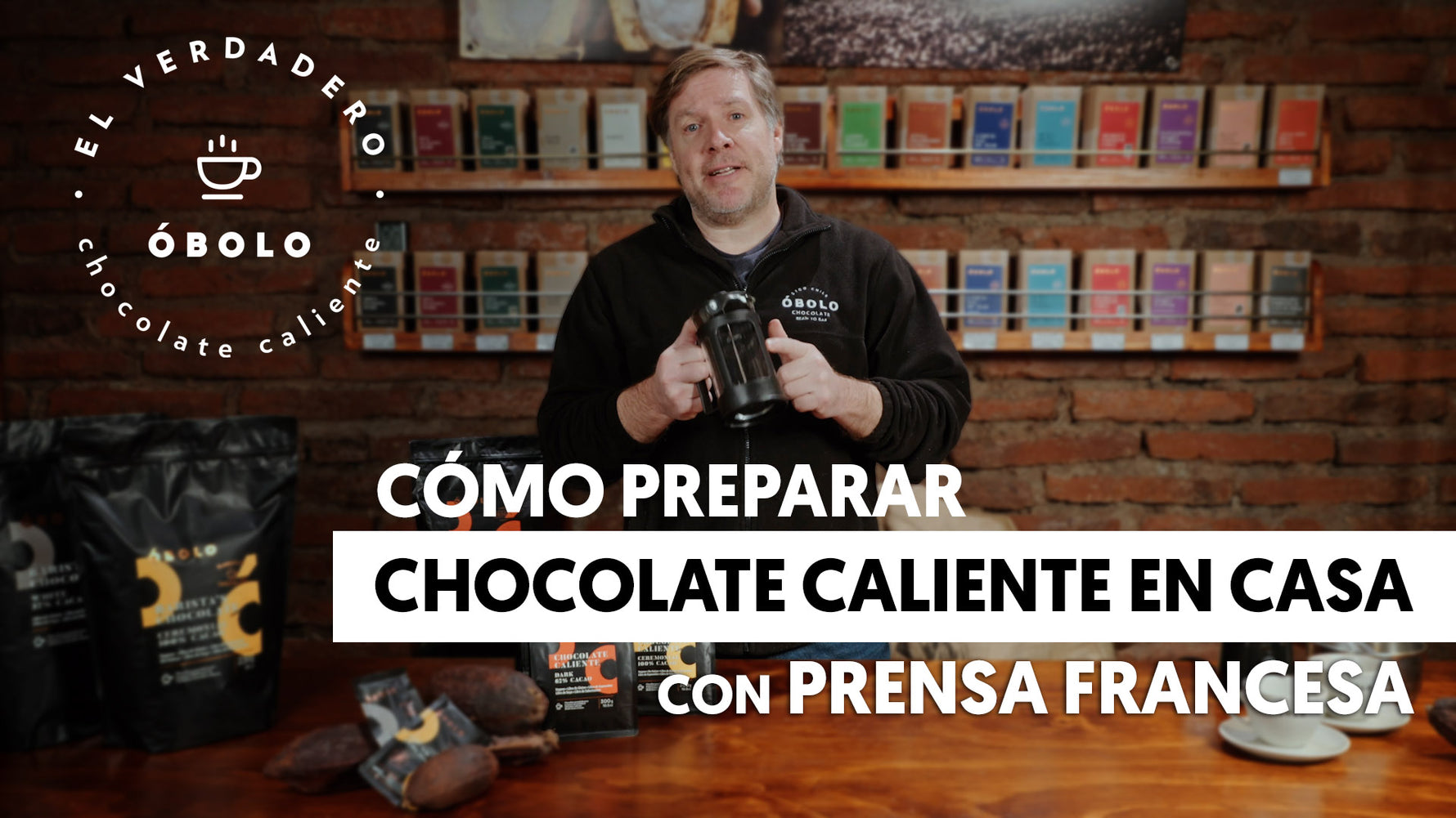 Preparar Chocolate Caliente - PRENSA FRANCESA