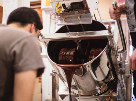 Refinado y Conchado - ÓBOLO Chocolate - proceso de elaboración Cacao