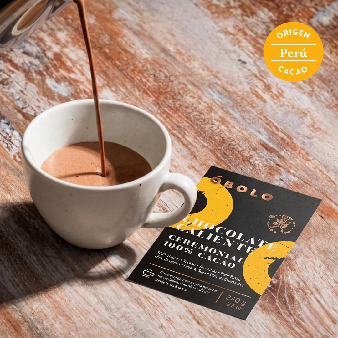Chocolate Caliente - CEREMONIAL 100% CACAO (Intenso/Puro)