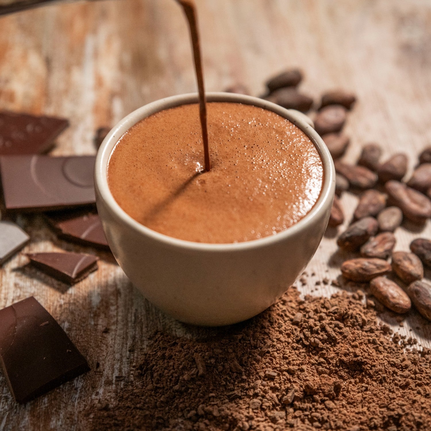 Chocolate Caliente - Ceremonial 100% Cacao. 8 Sachets de 30gr