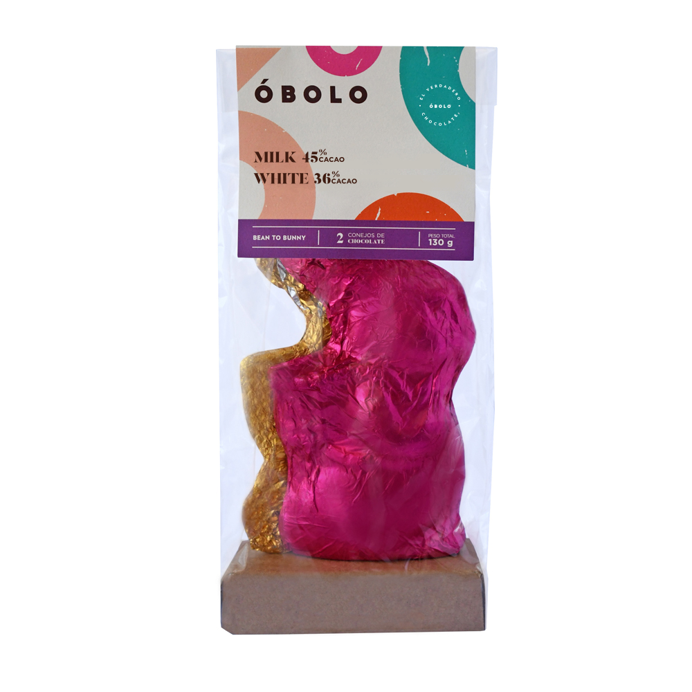 Pack Conejo de Pascua Milk y White 130 gr