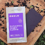 BARRA DE CHOCOLATE 50% CACAO PATAGONIA CON MAQUI NATIVO
