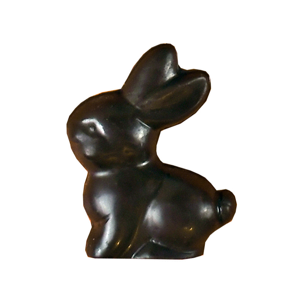 conejo de pascua chocolate negro 65% cacao